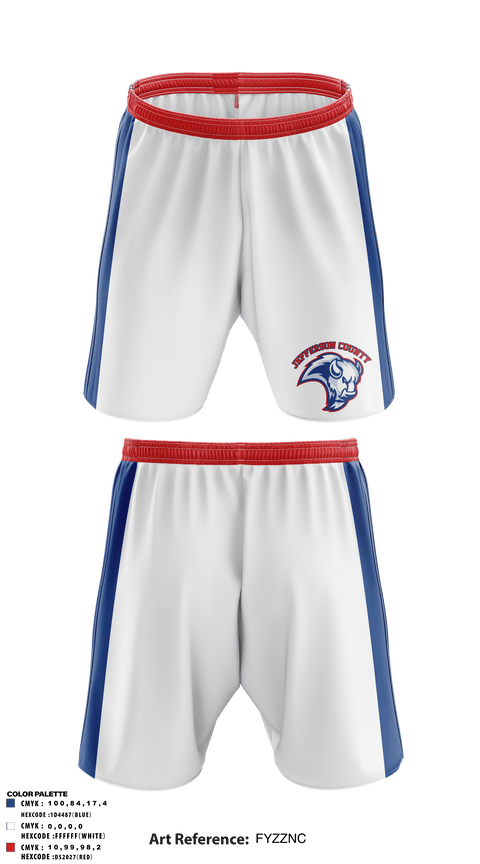 Athletic Shorts With Pockets, Jefferson County Middle School Volleyball, Men's Volleyball, Teamtime, Team time, sublimation, custom sports apparel, team uniforms, spirit wear, spiritwear, sports uniforms, custom shirts, team store, custom team store, fundraiser sports, apparel fundraiser