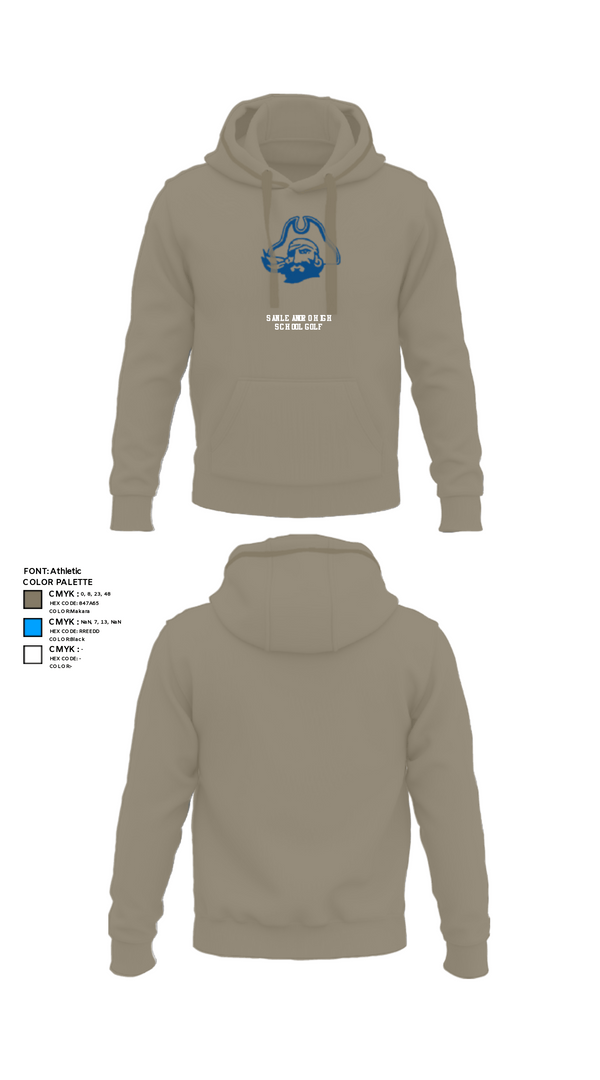 Hoodie, San Leandro High School Golf, Golf, Teamtime, Team time, sublimation, custom sports apparel, team uniforms, spirit wear, spiritwear, sports uniforms, custom shirts, team store, custom team store, fundraiser sports, apparel fundraiser