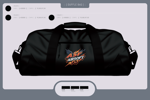 Duffle Bag, AIRSOFT FLY, Air Force, Teamtime, Team time, sublimation, custom sports apparel, team uniforms, spirit wear, spiritwear, sports uniforms, custom shirts, team store, custom team store, fundraiser sports, apparel fundraiser