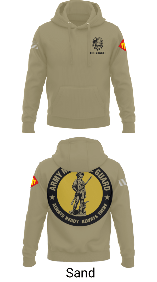 Hoodie, Recruiting & Retention Battalion, National Guard, Teamtime, Team time, sublimation, custom sports apparel, team uniforms, spirit wear, spiritwear, sports uniforms, custom shirts, team store, custom team store, fundraiser sports, apparel fundraiser