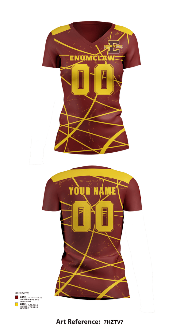 Womens Short Sleeve Vneck Shirt, Enumclaw High School Volleyball, Women's Volleyball, Teamtime, Team time, sublimation, custom sports apparel, team uniforms, spirit wear, spiritwear, sports uniforms, custom shirts, team store, custom team store, fundraiser sports, apparel fundraiser