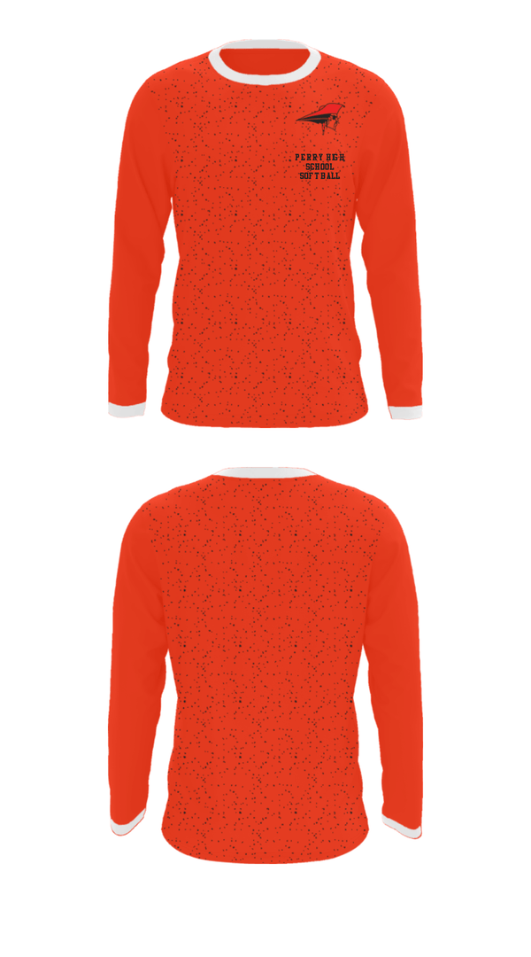 Long Sleeve Performance Shirt, Perry High School Softball, Softball, Teamtime, Team time, sublimation, custom sports apparel, team uniforms, spirit wear, spiritwear, sports uniforms, custom shirts, team store, custom team store, fundraiser sports, apparel fundraiser