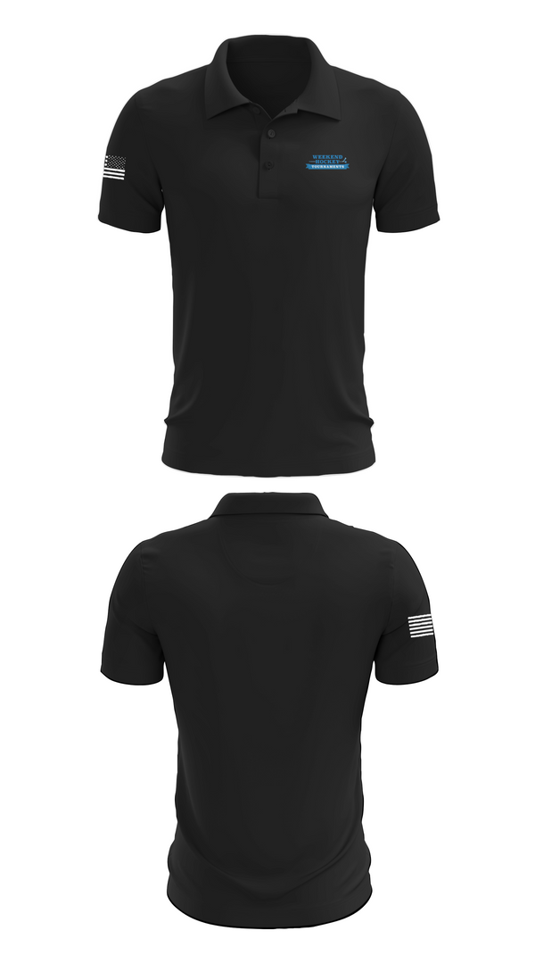Short Sleeve Performance Polo, Weekend Hockey Tournaments Inc-club, Ice Hockey, Teamtime, Team time, sublimation, custom sports apparel, team uniforms, spirit wear, spiritwear, sports uniforms, custom shirts, team store, custom team store, fundraiser sports, apparel fundraiser