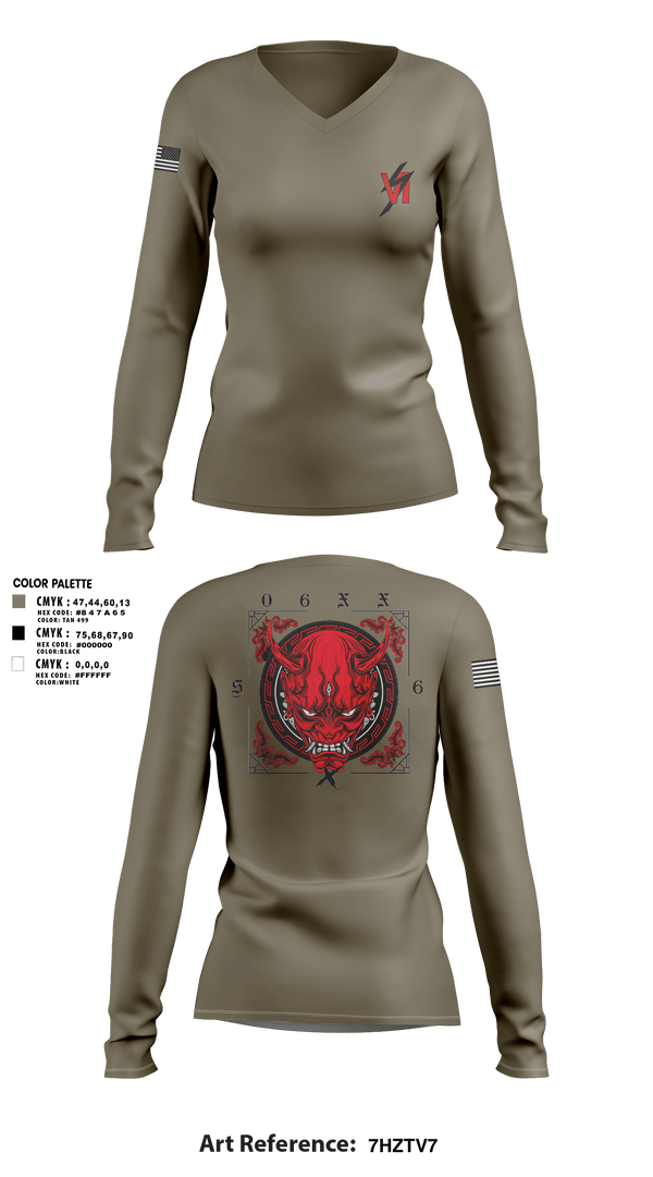Women's Long Sleeve Vneck Shirt, 3d SGX, Marines, Teamtime, Team time, sublimation, custom sports apparel, team uniforms, spirit wear, spiritwear, sports uniforms, custom shirts, team store, custom team store, fundraiser sports, apparel fundraiser