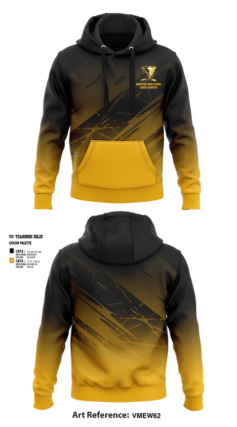 Hoodie, Memphis High School Cross Country, Cross Country, Teamtime, Team time, sublimation, custom sports apparel, team uniforms, spirit wear, spiritwear, sports uniforms, custom shirts, team store, custom team store, fundraiser sports, apparel fundraiser