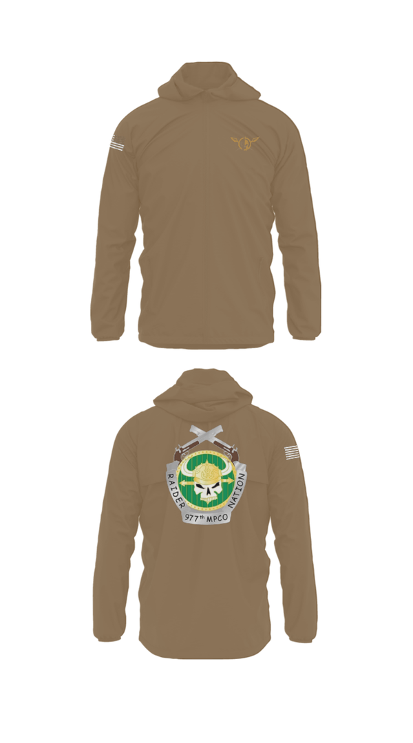 Windbreaker, 977 MP CO, Army, Teamtime, Team time, sublimation, custom sports apparel, team uniforms, spirit wear, spiritwear, sports uniforms, custom shirts, team store, custom team store, fundraiser sports, apparel fundraiser