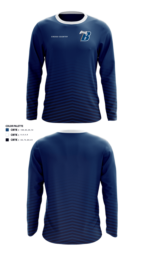 Long Sleeve Performance Shirt, Bemidji High School Cross Country, Cross Country, Teamtime, Team time, sublimation, custom sports apparel, team uniforms, spirit wear, spiritwear, sports uniforms, custom shirts, team store, custom team store, fundraiser sports, apparel fundraiser