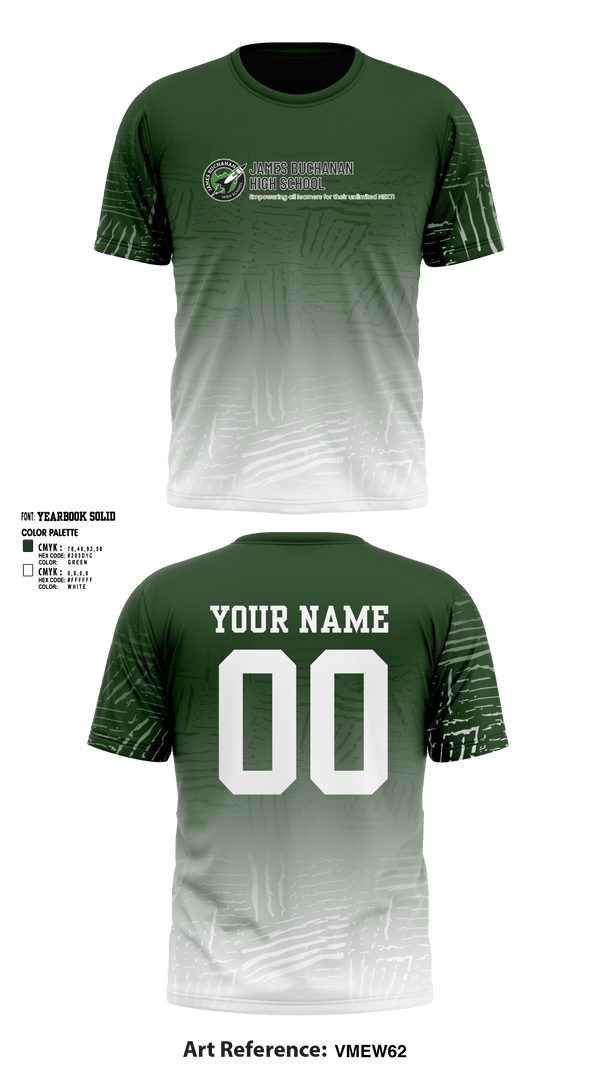 Short Sleeve Performance Shirt, James Buchanan High School Football, Football, Teamtime, Team time, sublimation, custom sports apparel, team uniforms, spirit wear, spiritwear, sports uniforms, custom shirts, team store, custom team store, fundraiser sports, apparel fundraiser