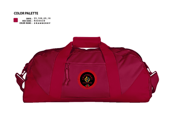Duffle Bag, Cranberry Country K9s, , Teamtime, Team time, sublimation, custom sports apparel, team uniforms, spirit wear, spiritwear, sports uniforms, custom shirts, team store, custom team store, fundraiser sports, apparel fundraiser