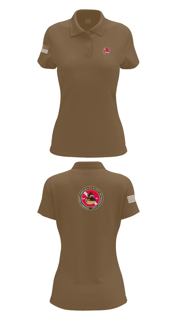 Womens Short Sleeve Performance Polo, SCSO USART, , Teamtime, Team time, sublimation, custom sports apparel, team uniforms, spirit wear, spiritwear, sports uniforms, custom shirts, team store, custom team store, fundraiser sports, apparel fundraiser