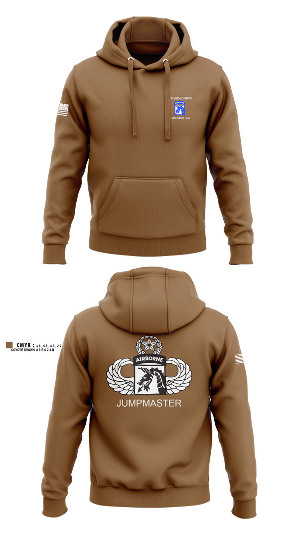 Hoodie, 112th Signal Jumpmaster, Army, Teamtime, Team time, sublimation, custom sports apparel, team uniforms, spirit wear, spiritwear, sports uniforms, custom shirts, team store, custom team store, fundraiser sports, apparel fundraiser