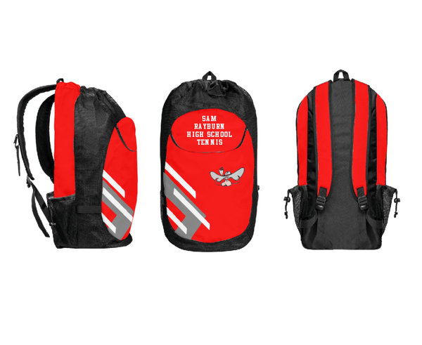 Gear Bag, Sam Rayburn High School Tennis, Tennis, Teamtime, Team time, sublimation, custom sports apparel, team uniforms, spirit wear, spiritwear, sports uniforms, custom shirts, team store, custom team store, fundraiser sports, apparel fundraiser
