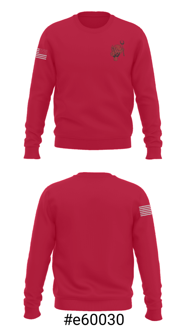 Crew Neck Sweatshirt, Coquille Red Devils, Softball, Teamtime, Team time, sublimation, custom sports apparel, team uniforms, spirit wear, spiritwear, sports uniforms, custom shirts, team store, custom team store, fundraiser sports, apparel fundraiser