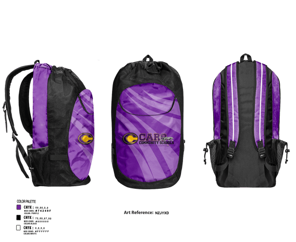 Gear Bag, Caro High School Volleyball, Women's Volleyball, Teamtime, Team time, sublimation, custom sports apparel, team uniforms, spirit wear, spiritwear, sports uniforms, custom shirts, team store, custom team store, fundraiser sports, apparel fundraiser