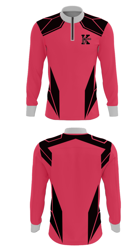 Quarter Zip Jacket, Martin Luther King Jr High School Tennis, Tennis, Teamtime, Team time, sublimation, custom sports apparel, team uniforms, spirit wear, spiritwear, sports uniforms, custom shirts, team store, custom team store, fundraiser sports, apparel fundraiser