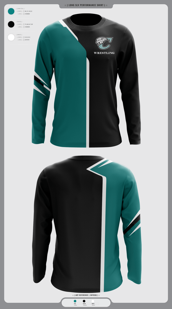 Long Sleeve Performance Shirt, Century Wrestling Club, Wrestling, Teamtime, Team time, sublimation, custom sports apparel, team uniforms, spirit wear, spiritwear, sports uniforms, custom shirts, team store, custom team store, fundraiser sports, apparel fundraiser