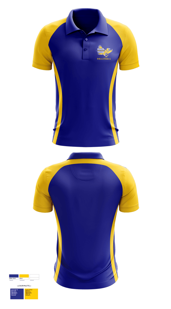 Short Sleeve Performance Polo, Harvard H Ellis R V Tech School Volleyball, Women's Volleyball, Teamtime, Team time, sublimation, custom sports apparel, team uniforms, spirit wear, spiritwear, sports uniforms, custom shirts, team store, custom team store, fundraiser sports, apparel fundraiser