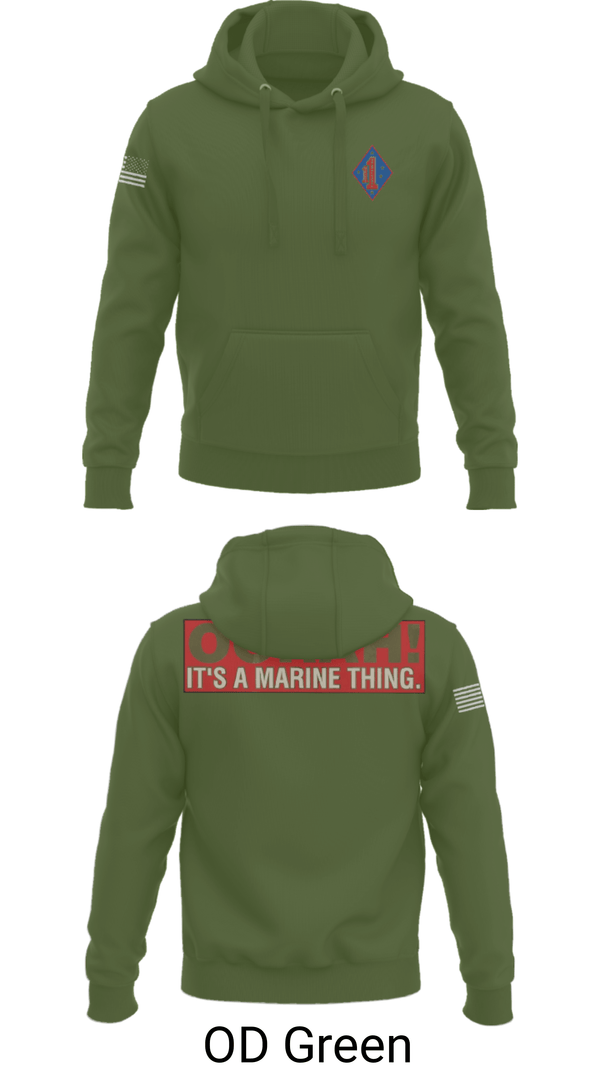 Hoodie, 1st Marine Regiment, Marines, Teamtime, Team time, sublimation, custom sports apparel, team uniforms, spirit wear, spiritwear, sports uniforms, custom shirts, team store, custom team store, fundraiser sports, apparel fundraiser
