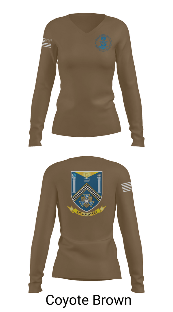 Womens Long Sleeve Vneck Shirt, 718 CES, Air Force, Teamtime, Team time, sublimation, custom sports apparel, team uniforms, spirit wear, spiritwear, sports uniforms, custom shirts, team store, custom team store, fundraiser sports, apparel fundraiser