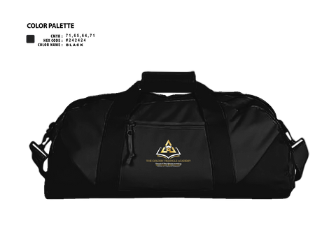 Duffle Bag, The Golden Triangle Academy, , Teamtime, Team time, sublimation, custom sports apparel, team uniforms, spirit wear, spiritwear, sports uniforms, custom shirts, team store, custom team store, fundraiser sports, apparel fundraiser
