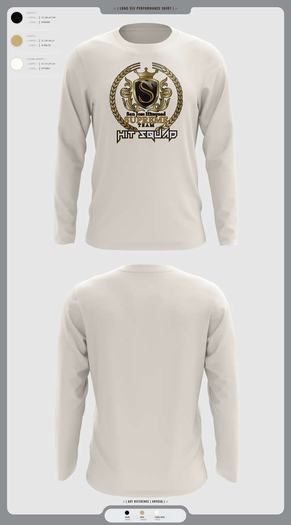 Long Sleeve Performance Shirt, San Jose Hitsquad, , Teamtime, Team time, sublimation, custom sports apparel, team uniforms, spirit wear, spiritwear, sports uniforms, custom shirts, team store, custom team store, fundraiser sports, apparel fundraiser