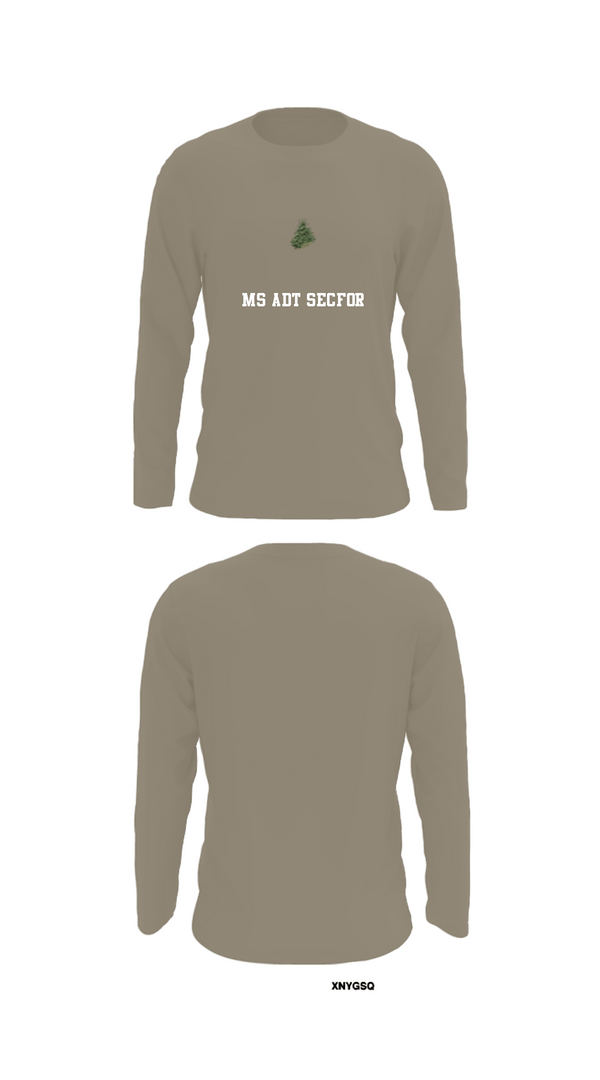 Long Sleeve Performance Shirt, MS ADT SECFOR, Army, Teamtime, Team time, sublimation, custom sports apparel, team uniforms, spirit wear, spiritwear, sports uniforms, custom shirts, team store, custom team store, fundraiser sports, apparel fundraiser