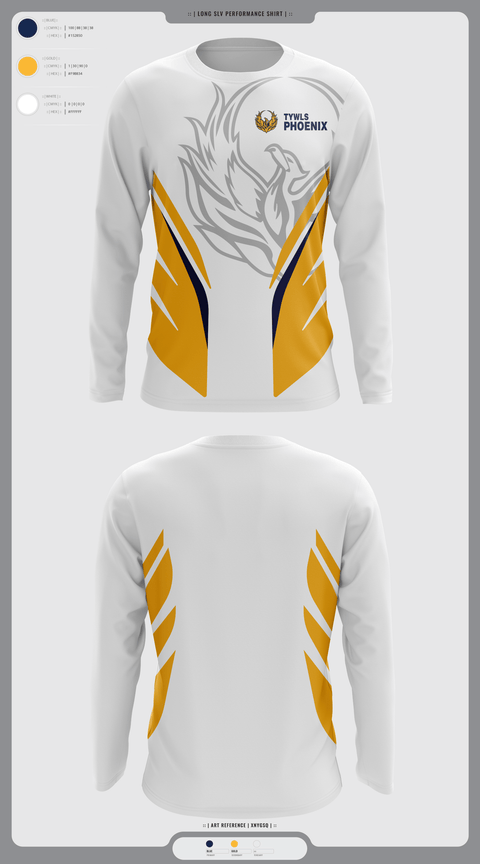 Long Sleeve Performance Shirt, TYWLS Phoenix, Spirit Store, Teamtime, Team time, sublimation, custom sports apparel, team uniforms, spirit wear, spiritwear, sports uniforms, custom shirts, team store, custom team store, fundraiser sports, apparel fundraiser
