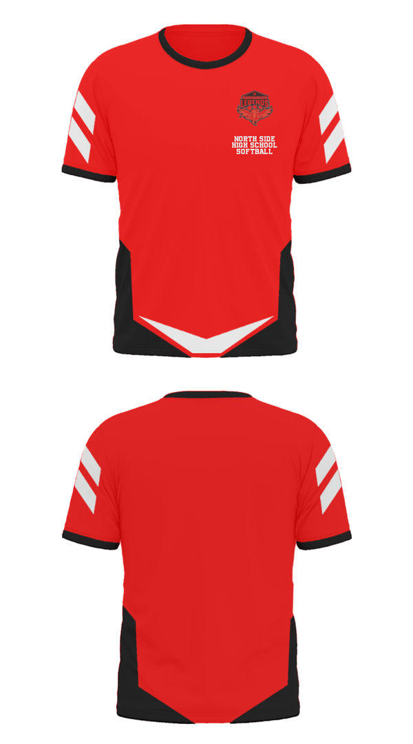 Short Sleeve Performance Polo, North Side High School Softball, Softball, Teamtime, Team time, sublimation, custom sports apparel, team uniforms, spirit wear, spiritwear, sports uniforms, custom shirts, team store, custom team store, fundraiser sports, apparel fundraiser
