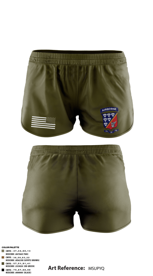 Ranger Panties, 647 Quartermaster Company, Army, Teamtime, Team time, sublimation, custom sports apparel, team uniforms, spirit wear, spiritwear, sports uniforms, custom shirts, team store, custom team store, fundraiser sports, apparel fundraiser