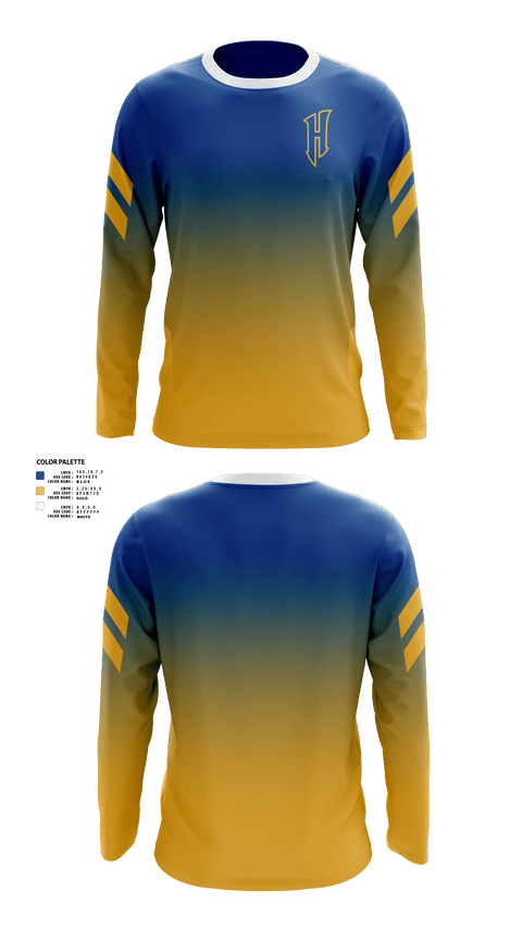 Long Sleeve Performance Shirt, Hudson High School Basketball, Men's Basketball, Teamtime, Team time, sublimation, custom sports apparel, team uniforms, spirit wear, spiritwear, sports uniforms, custom shirts, team store, custom team store, fundraiser sports, apparel fundraiser