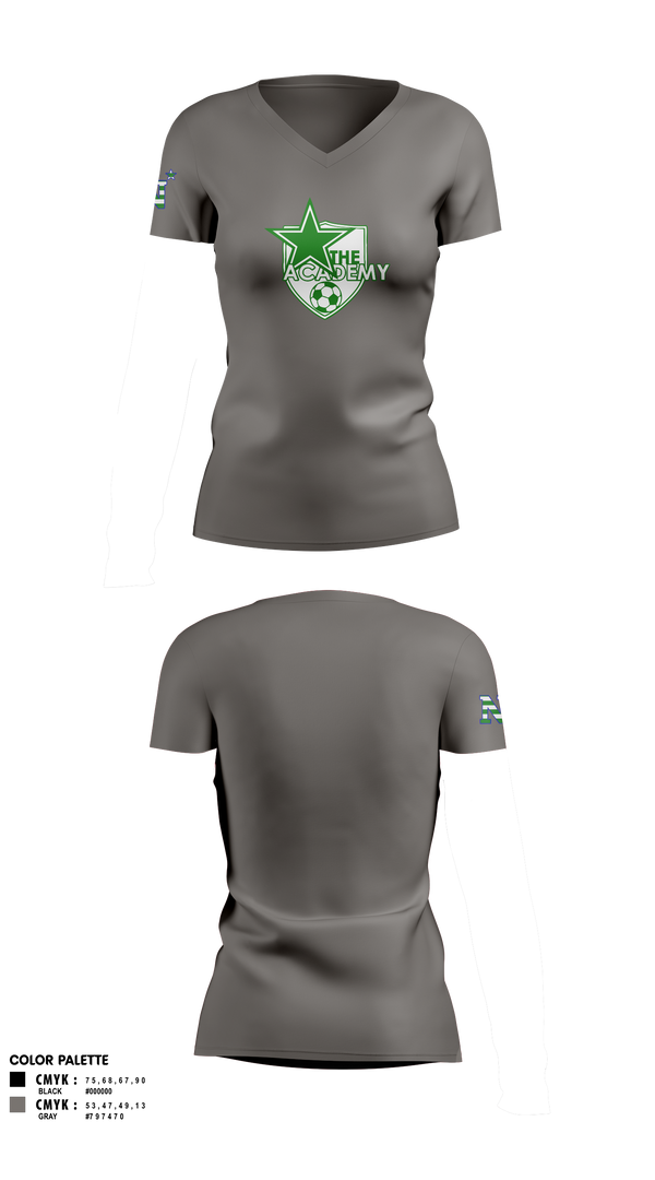 Womens Short Sleeve Vneck Shirt, Lil' Shooters Starter Soccer, Men's Soccer, Teamtime, Team time, sublimation, custom sports apparel, team uniforms, spirit wear, spiritwear, sports uniforms, custom shirts, team store, custom team store, fundraiser sports, apparel fundraiser