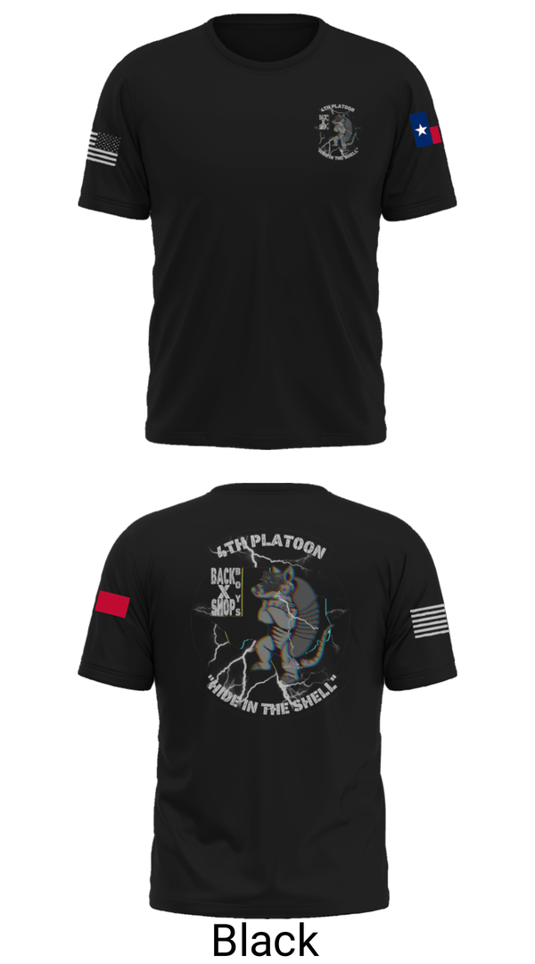 Short Sleeve Performance Shirt, 90th ASB B co 4Th Platoon, Army, Teamtime, Team time, sublimation, custom sports apparel, team uniforms, spirit wear, spiritwear, sports uniforms, custom shirts, team store, custom team store, fundraiser sports, apparel fundraiser