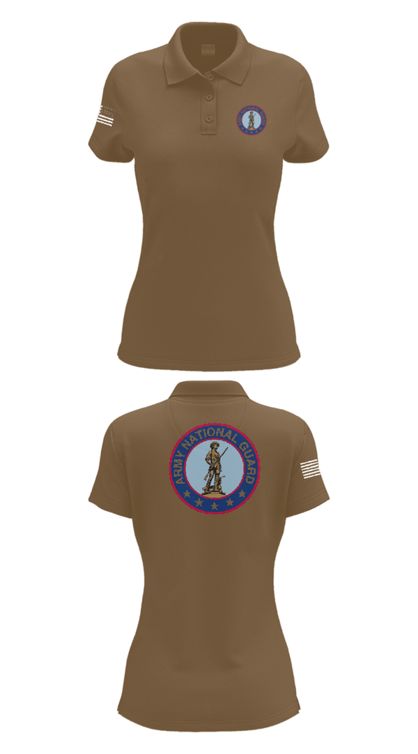 Women's Short Sleeve Performance Polo, Ben, National Guard, Teamtime, Team time, sublimation, custom sports apparel, team uniforms, spirit wear, spiritwear, sports uniforms, custom shirts, team store, custom team store, fundraiser sports, apparel fundraiser
