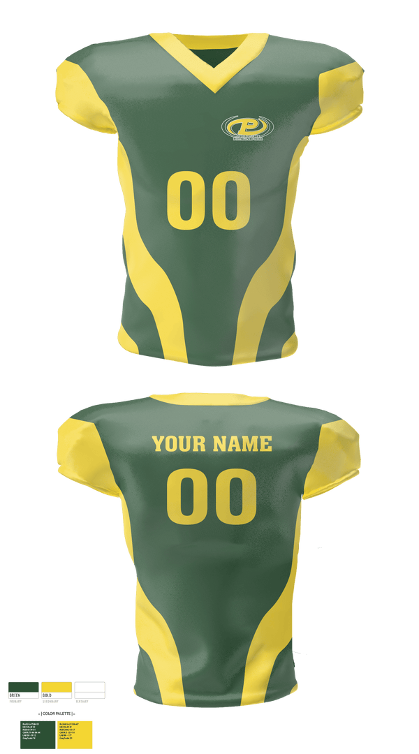 Football Jersey, Placer Jr. Hillmen, Football, Teamtime, Team time, sublimation, custom sports apparel, team uniforms, spirit wear, spiritwear, sports uniforms, custom shirts, team store, custom team store, fundraiser sports, apparel fundraiser