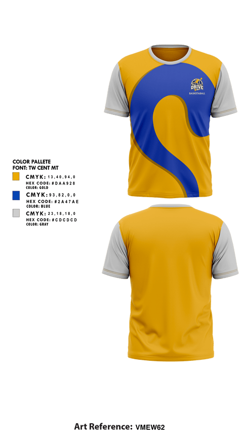 Short Sleeve Performance Shirt, West Valley Drive Basketball, Men's Basketball, Teamtime, Team time, sublimation, custom sports apparel, team uniforms, spirit wear, spiritwear, sports uniforms, custom shirts, team store, custom team store, fundraiser sports, apparel fundraiser