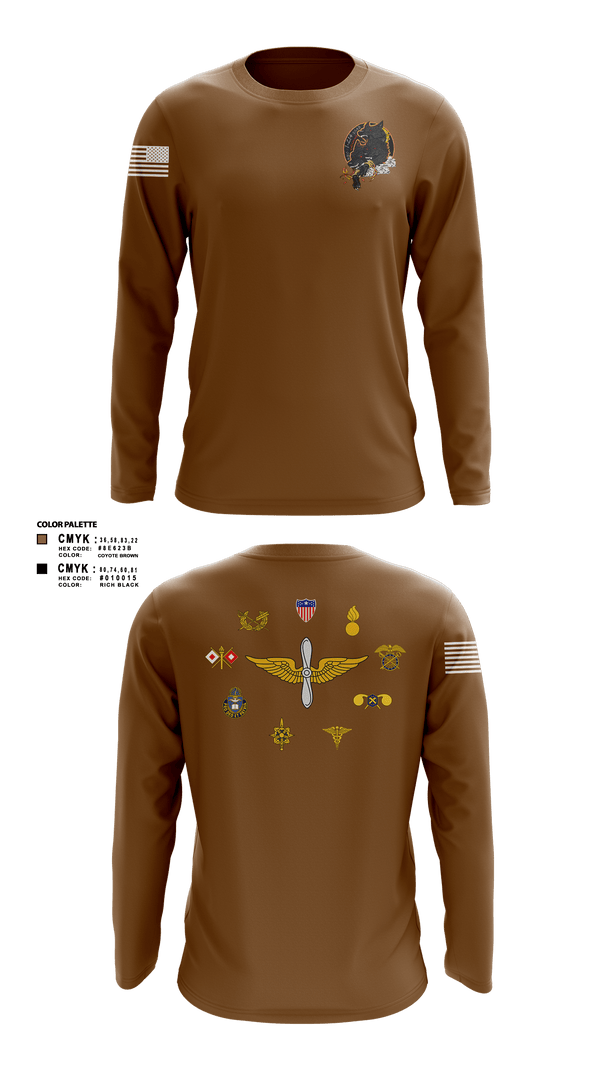 Long Sleeve Performance Shirt, HHC/1-214 GSAB Hellhounds, Army, Teamtime, Team time, sublimation, custom sports apparel, team uniforms, spirit wear, spiritwear, sports uniforms, custom shirts, team store, custom team store, fundraiser sports, apparel fundraiser