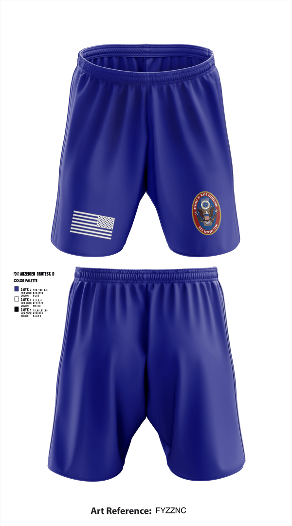 Athletic Shorts With Pockets, 95th WMD CST, National Guard, Teamtime, Team time, sublimation, custom sports apparel, team uniforms, spirit wear, spiritwear, sports uniforms, custom shirts, team store, custom team store, fundraiser sports, apparel fundraiser
