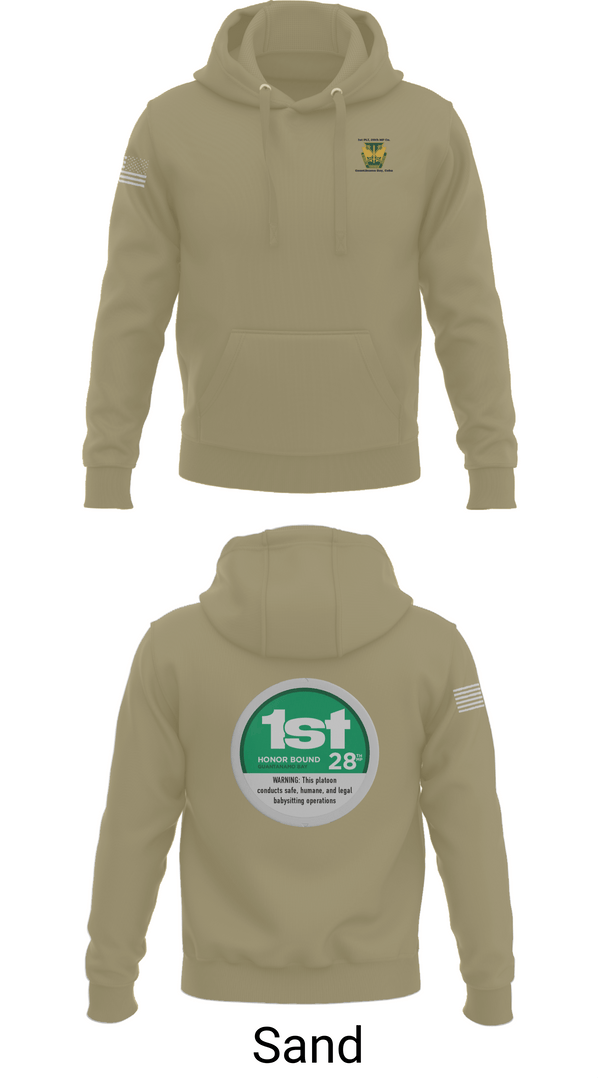 Hoodie, 28th MP Company, National Guard, Teamtime, Team time, sublimation, custom sports apparel, team uniforms, spirit wear, spiritwear, sports uniforms, custom shirts, team store, custom team store, fundraiser sports, apparel fundraiser