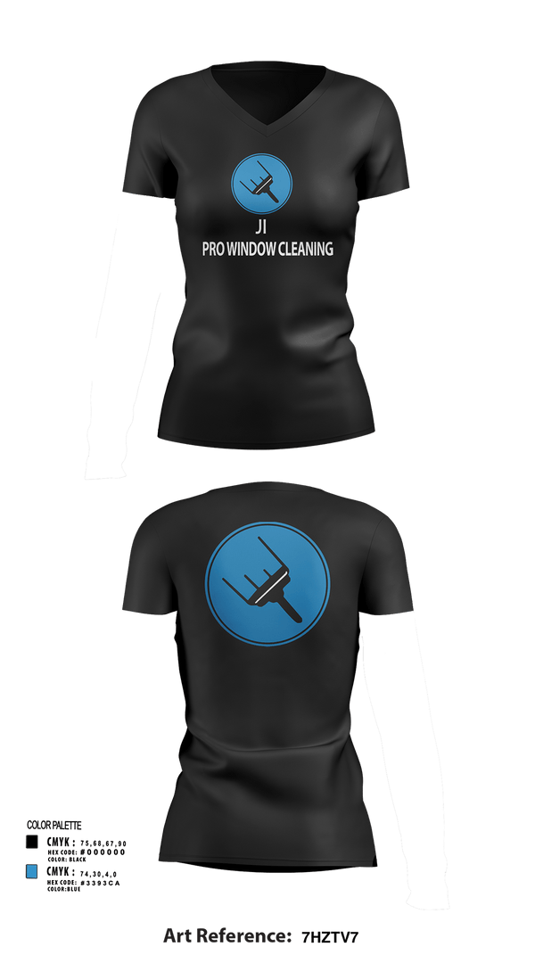 Womens Short Sleeve Vneck Shirt, Ji pro Windows cleaning, , Teamtime, Team time, sublimation, custom sports apparel, team uniforms, spirit wear, spiritwear, sports uniforms, custom shirts, team store, custom team store, fundraiser sports, apparel fundraiser