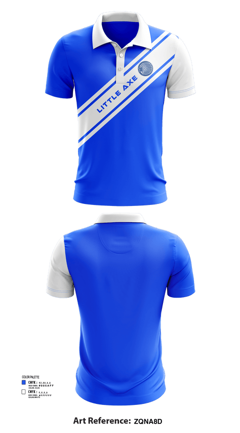 Short Sleeve Performance Polo, Little Axe Middle School Cheer, Cheer, Teamtime, Team time, sublimation, custom sports apparel, team uniforms, spirit wear, spiritwear, sports uniforms, custom shirts, team store, custom team store, fundraiser sports, apparel fundraiser