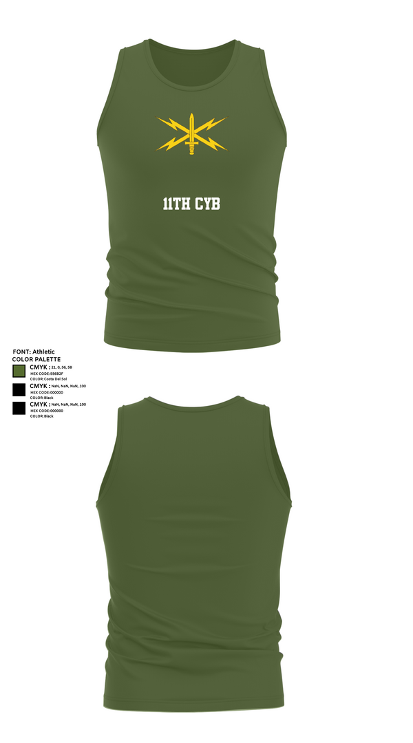 Tank Top, 11th CYB, , Teamtime, Team time, sublimation, custom sports apparel, team uniforms, spirit wear, spiritwear, sports uniforms, custom shirts, team store, custom team store, fundraiser sports, apparel fundraiser