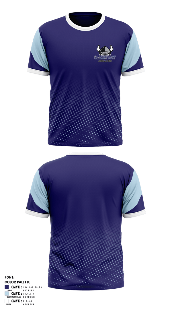 Short Sleeve Performance Shirt, Oakmont High School Aquatics, Water Polo, Teamtime, Team time, sublimation, custom sports apparel, team uniforms, spirit wear, spiritwear, sports uniforms, custom shirts, team store, custom team store, fundraiser sports, apparel fundraiser
