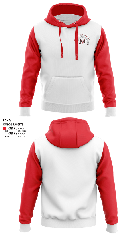 Hoodie, Medford Area Senior High School Band, Spirit Store, Teamtime, Team time, sublimation, custom sports apparel, team uniforms, spirit wear, spiritwear, sports uniforms, custom shirts, team store, custom team store, fundraiser sports, apparel fundraiser