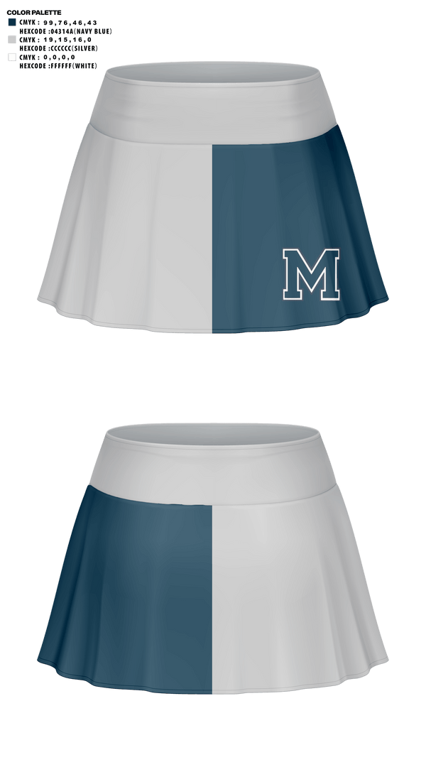 Skort, Marysville High School Cheer, Cheer, Teamtime, Team time, sublimation, custom sports apparel, team uniforms, spirit wear, spiritwear, sports uniforms, custom shirts, team store, custom team store, fundraiser sports, apparel fundraiser