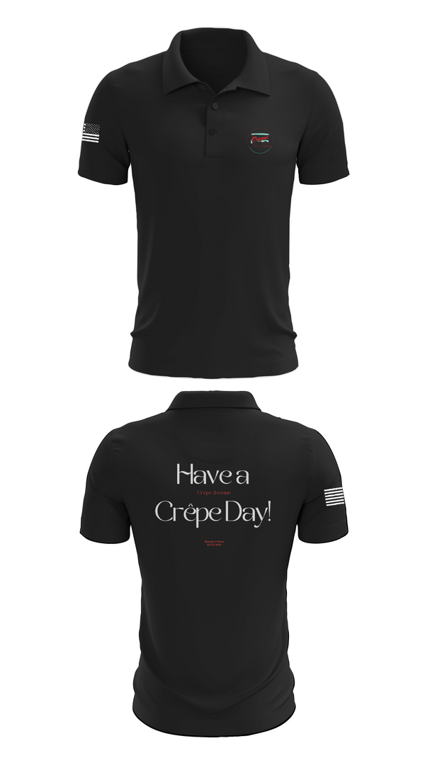 Short Sleeve Performance Polo, Crepe Avenue, , Teamtime, Team time, sublimation, custom sports apparel, team uniforms, spirit wear, spiritwear, sports uniforms, custom shirts, team store, custom team store, fundraiser sports, apparel fundraiser