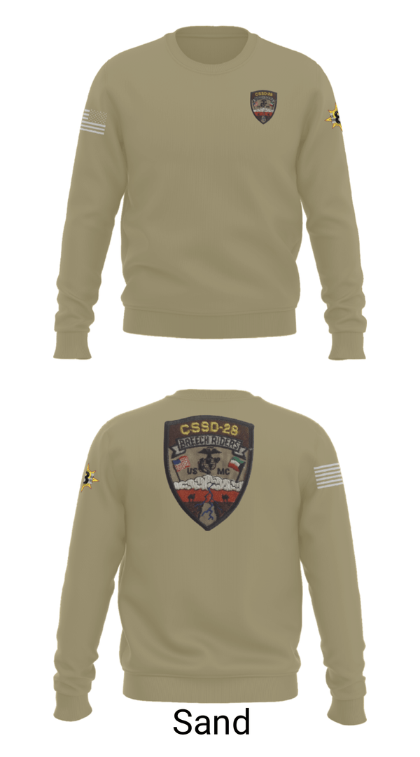 Crew Neck Sweatshirt, CSSD 28, Marines, Teamtime, Team time, sublimation, custom sports apparel, team uniforms, spirit wear, spiritwear, sports uniforms, custom shirts, team store, custom team store, fundraiser sports, apparel fundraiser