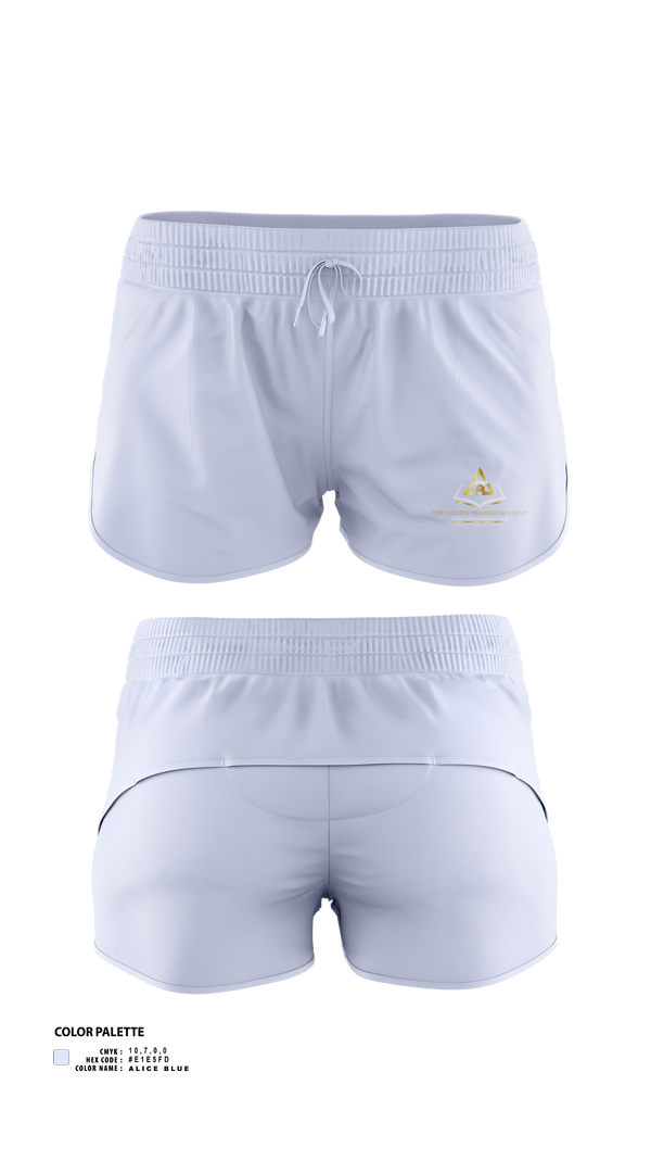 Womens Shorts, The Golden Triangle Academy, , Teamtime, Team time, sublimation, custom sports apparel, team uniforms, spirit wear, spiritwear, sports uniforms, custom shirts, team store, custom team store, fundraiser sports, apparel fundraiser