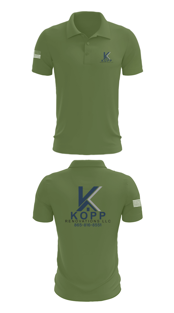 Short Sleeve Performance Polo, Kopp Renovations, , Teamtime, Team time, sublimation, custom sports apparel, team uniforms, spirit wear, spiritwear, sports uniforms, custom shirts, team store, custom team store, fundraiser sports, apparel fundraiser