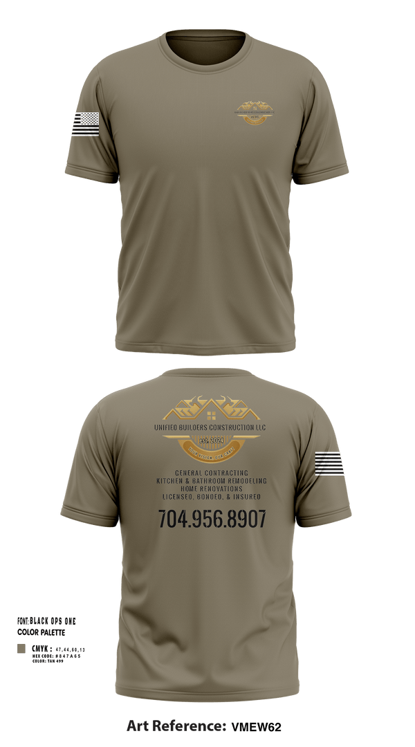 Short Sleeve Performance Shirt, Unified Builders Construction LLC, , Teamtime, Team time, sublimation, custom sports apparel, team uniforms, spirit wear, spiritwear, sports uniforms, custom shirts, team store, custom team store, fundraiser sports, apparel fundraiser