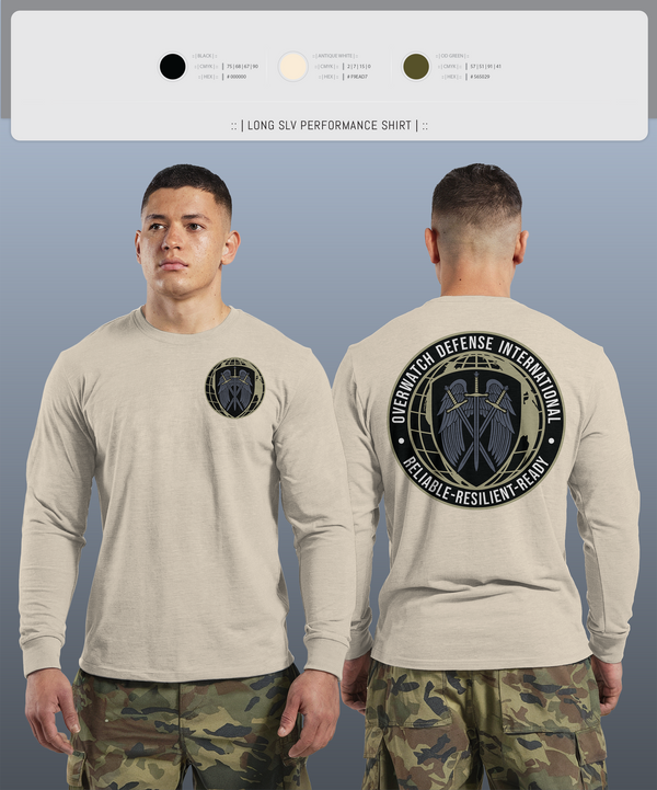 Long Sleeve Performance Shirt, Overwatch Defense International, , Teamtime, Team time, sublimation, custom sports apparel, team uniforms, spirit wear, spiritwear, sports uniforms, custom shirts, team store, custom team store, fundraiser sports, apparel fundraiser